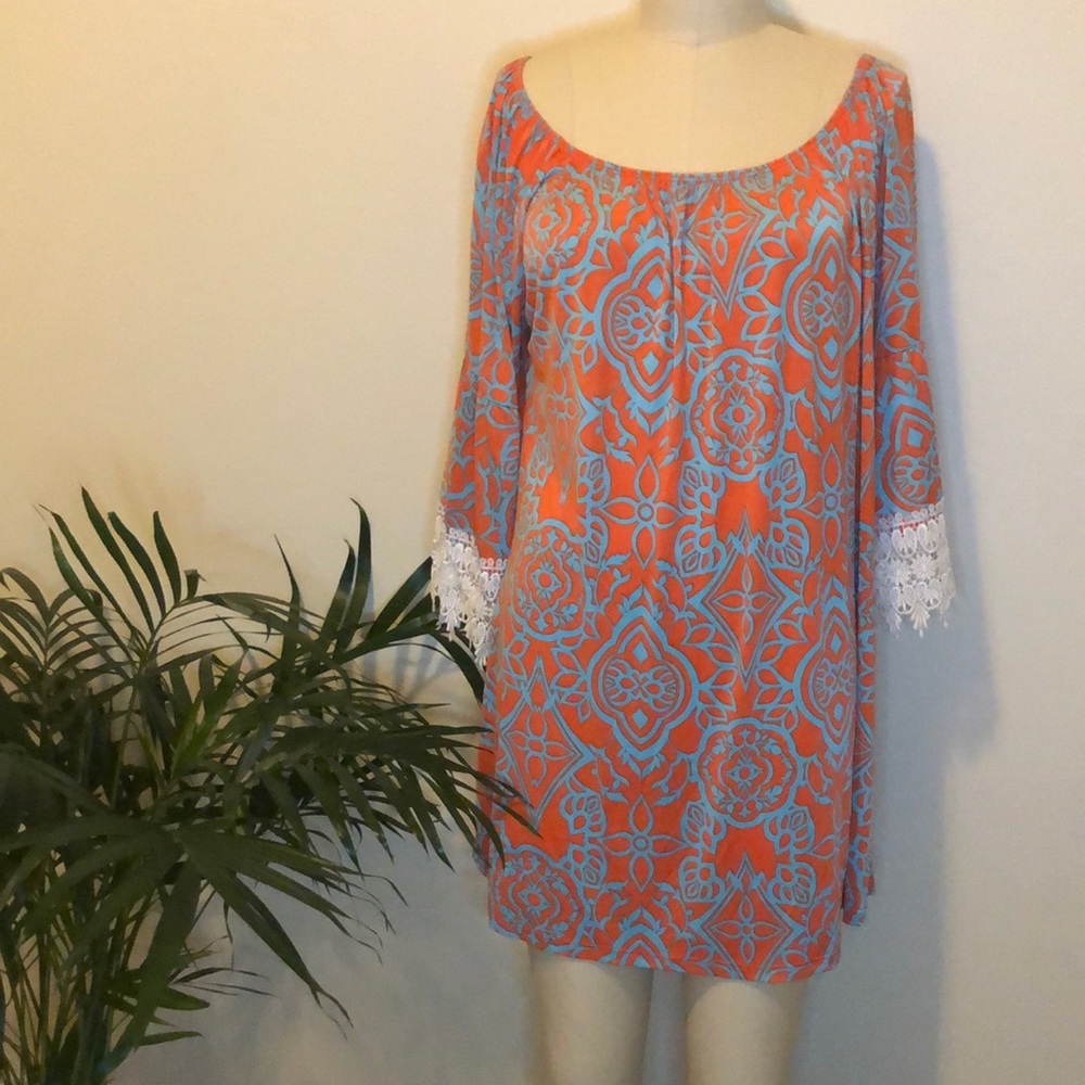 Off the Shoulder Tunic Dress